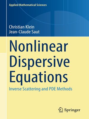 cover image of Nonlinear Dispersive Equations
